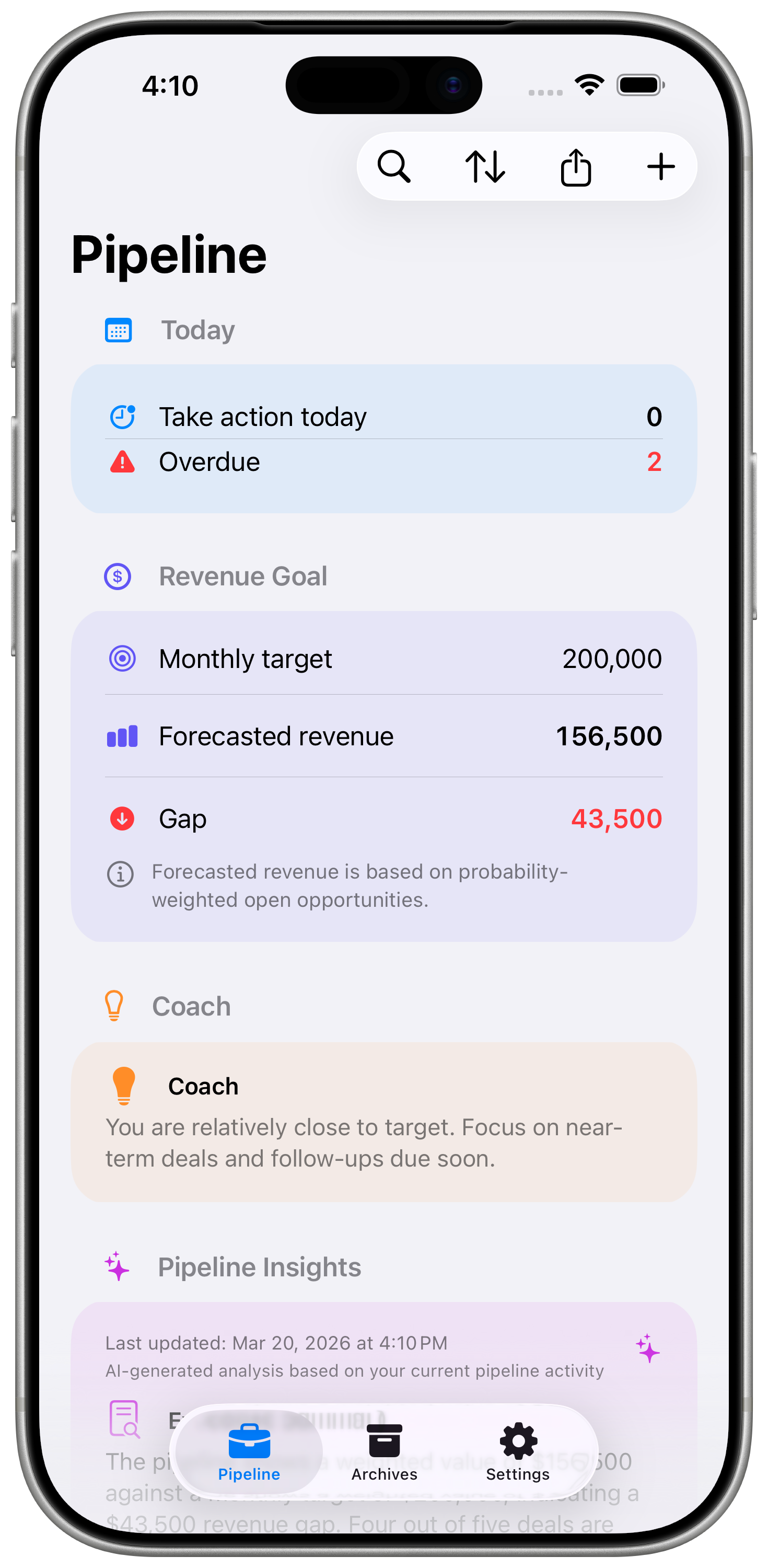 Featured app preview on iPhone
